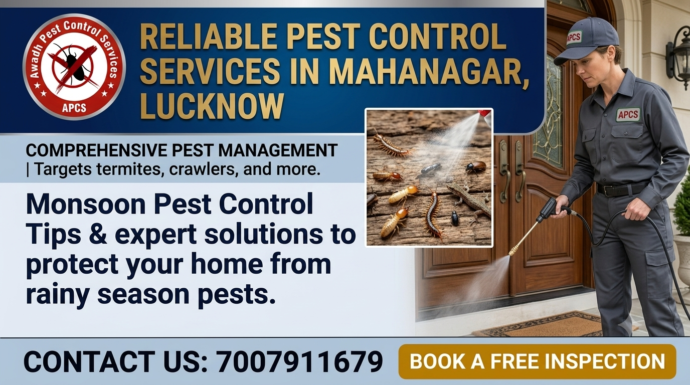 Professional Pest Control Services in Mahanagar Lucknow by Awadh Pest Control Services